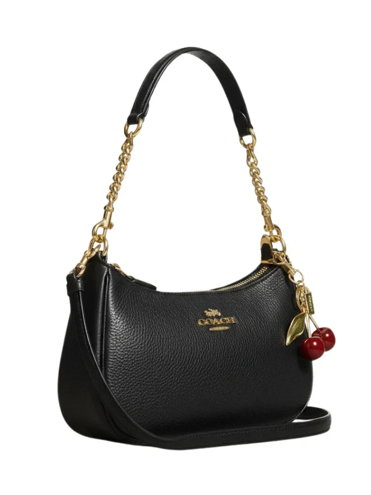 COACH TERI SHOULDER BAG - BLACK
