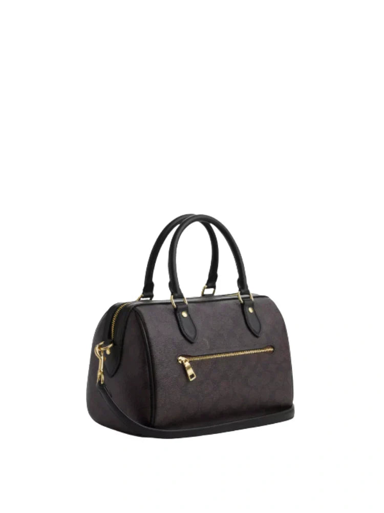COACH ROWAN SATCHEL BAG IN SIGNATURE CANVAS