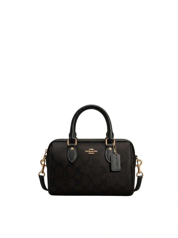 COACH ROWAN SATCHEL BAG IN SIGNATURE CANVAS