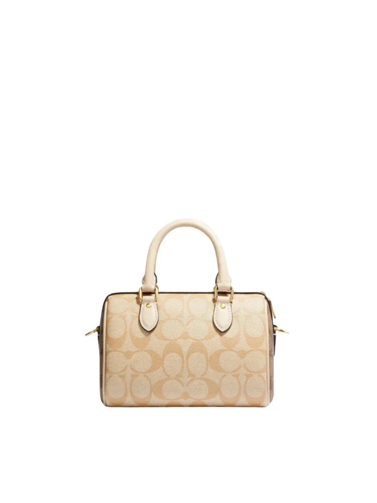 COACH ROWAN SATCHEL BAG IN SIGNATURE CANVAS